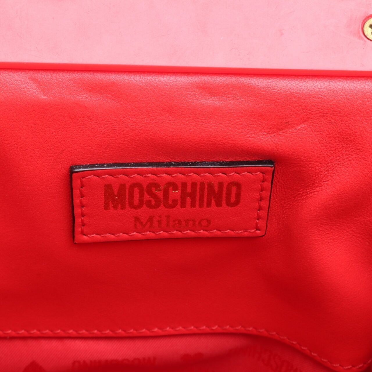 Moschino Jeremy Scott Happy Meal McDonalds Red Sling Bag