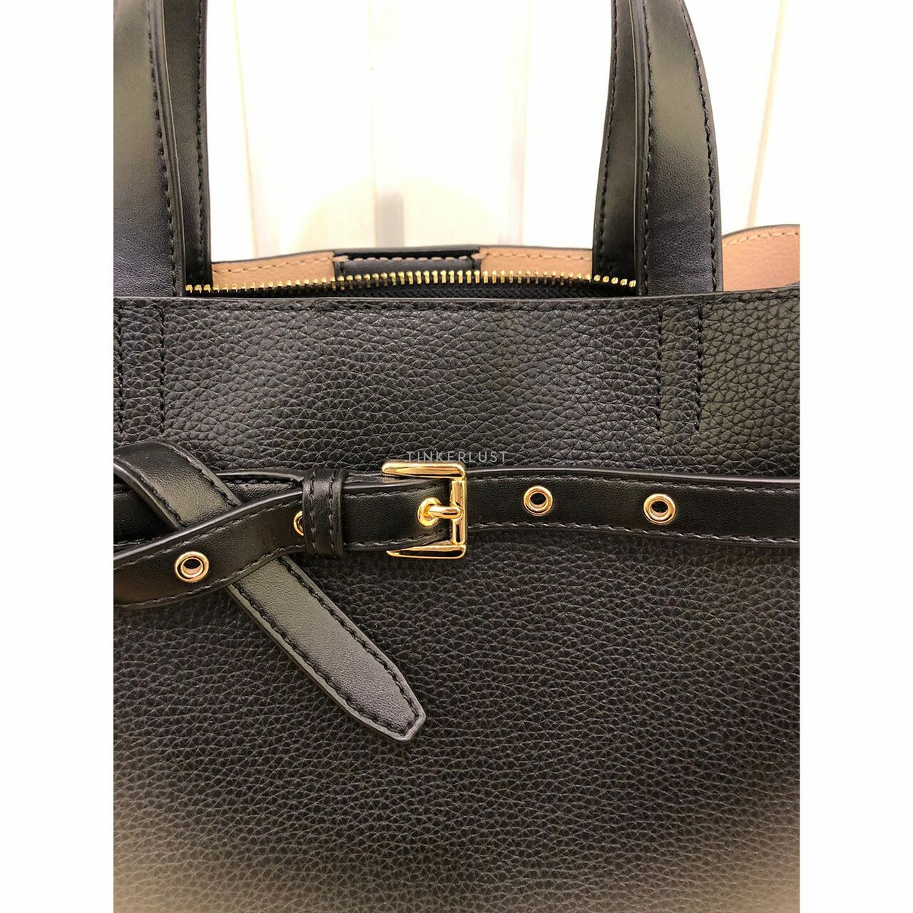 Michael Kors Emilia Small Satchel Leather Black 