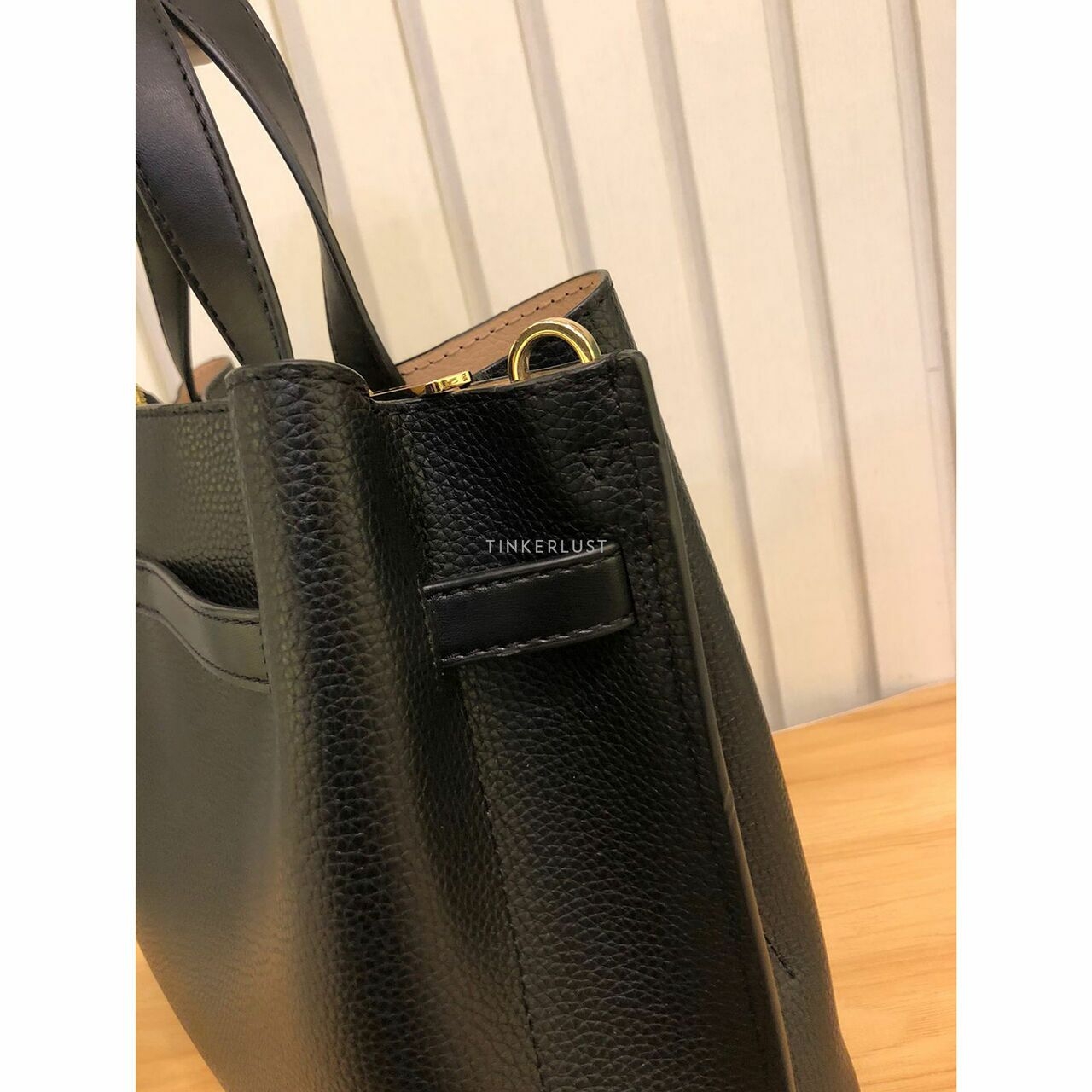 Michael Kors Emilia Small Satchel Leather Black 