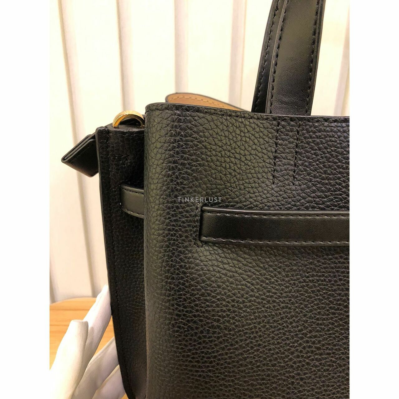 Michael Kors Emilia Small Satchel Leather Black 