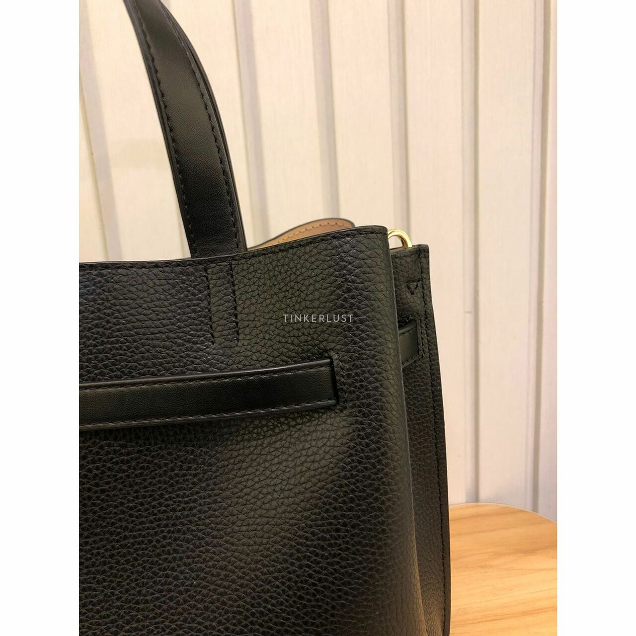 Michael Kors Emilia Small Satchel Leather Black 