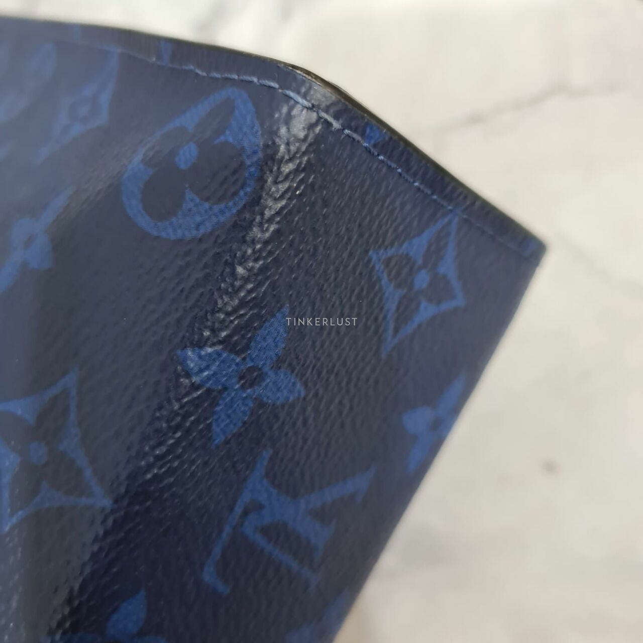 Louis Vuitton Voyage Monogram Pochette Cobalt Blue Chip 