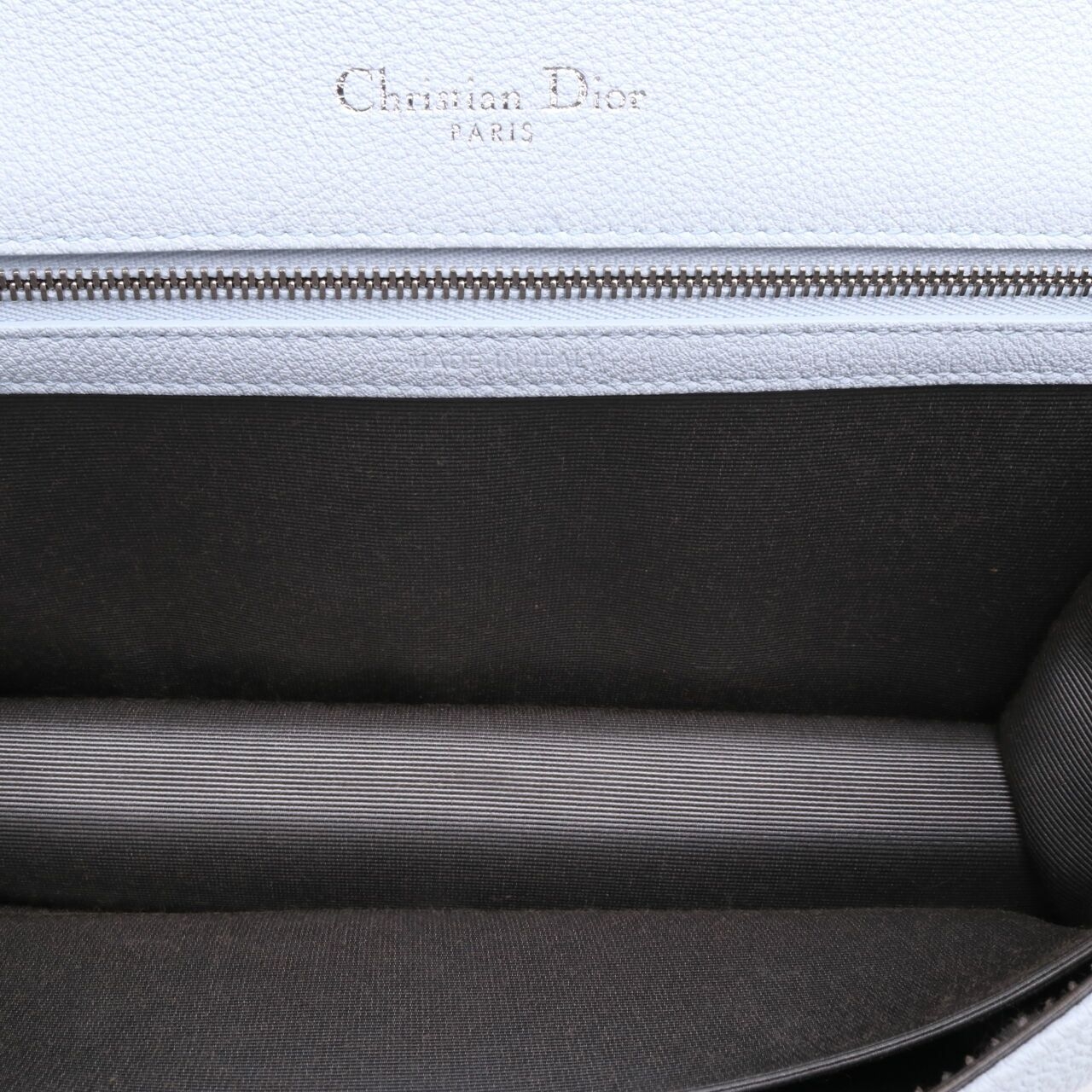 Christian Dior Medium Diorama Grained Leather Light Blue Shoulder Bag