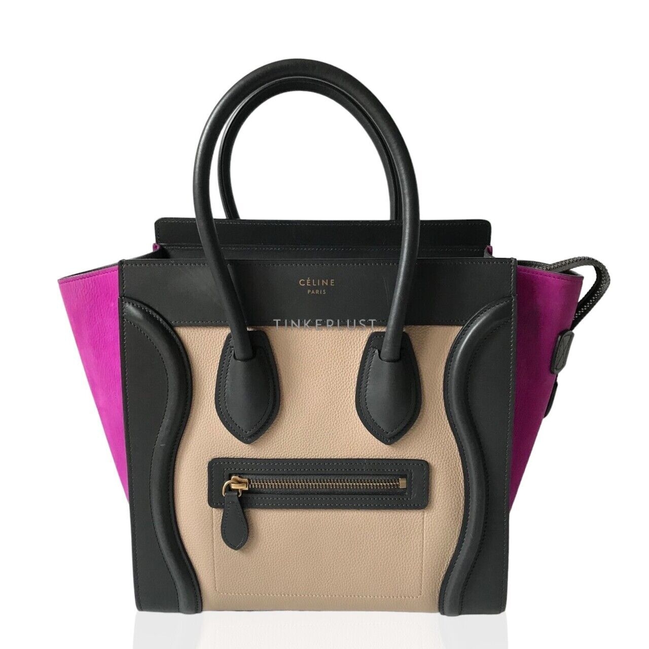 Celine Tricolor Pink Micro Luggage