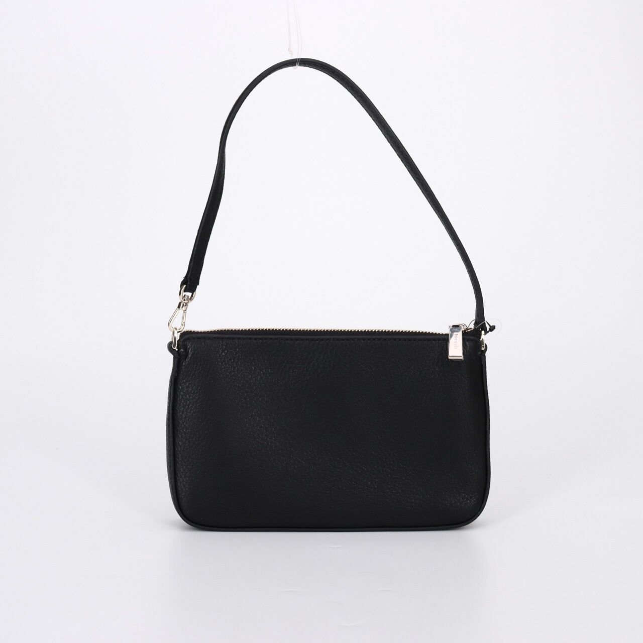 Kate Spade Leila Pebbled Leather Convertible Black Pouch Handbag	