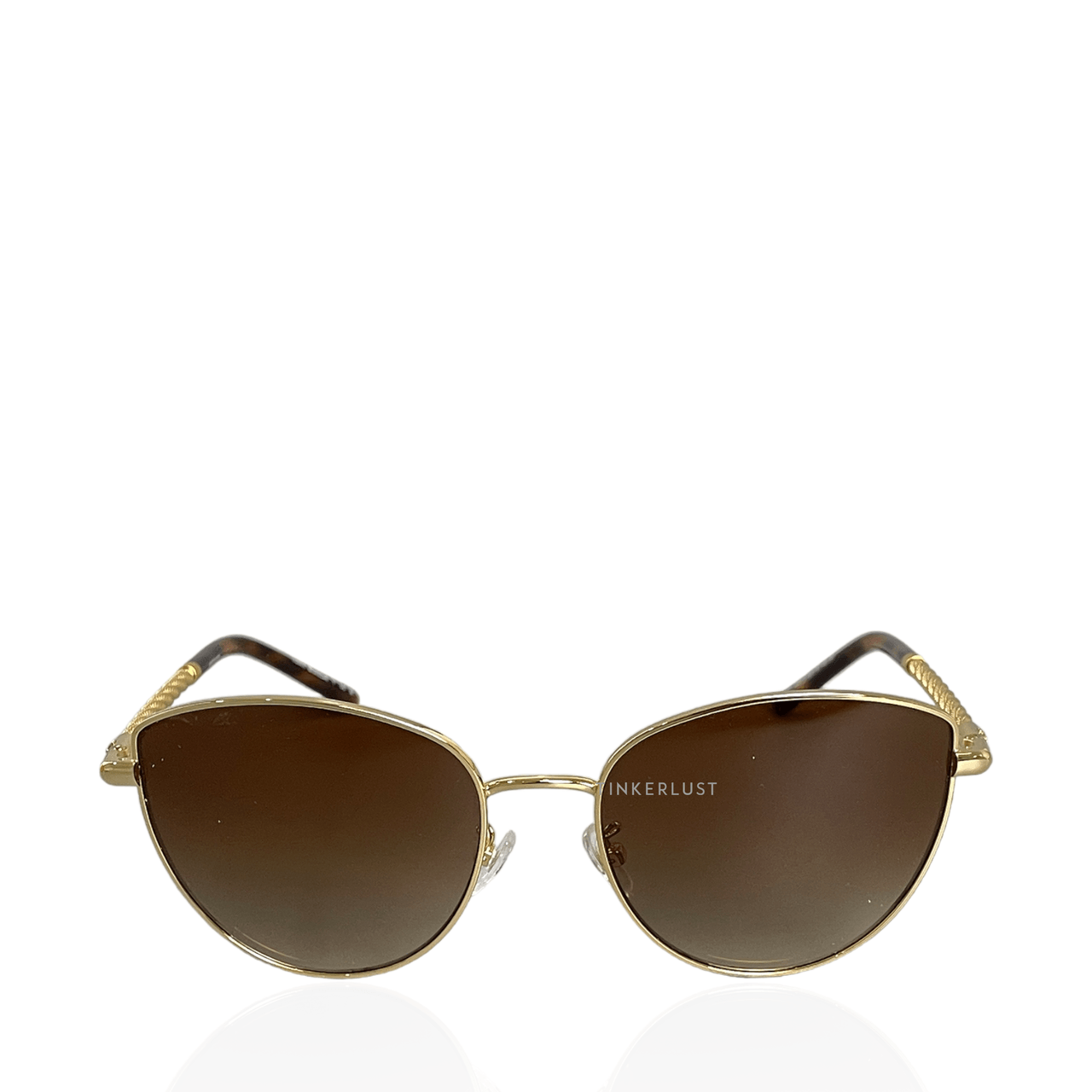 Tory Burch 0TY6091 Shiny Gold Brown Gradient Sunglasses