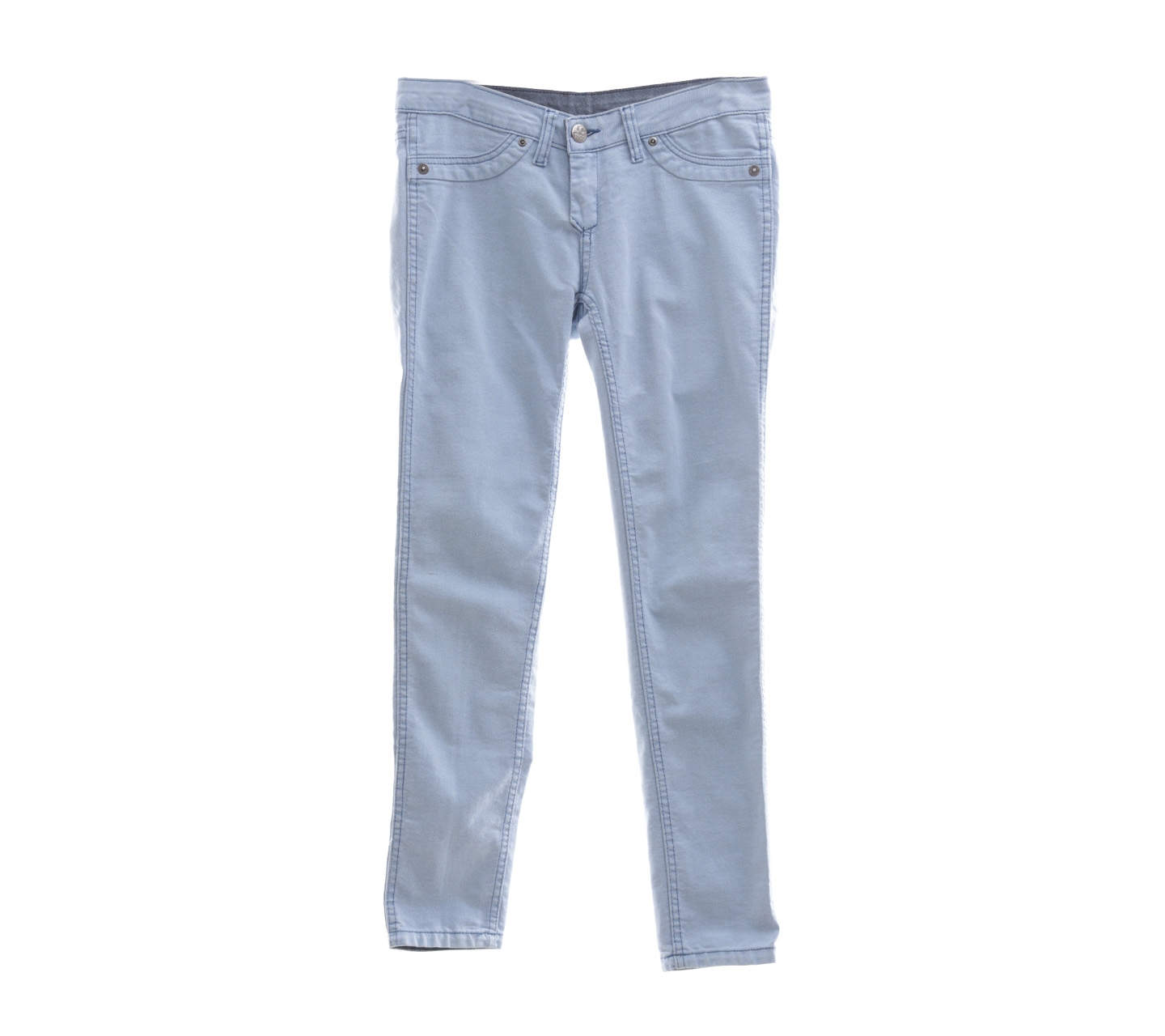 Lee Cooper Blue & Grey Two Side Skinny Pants Trousers