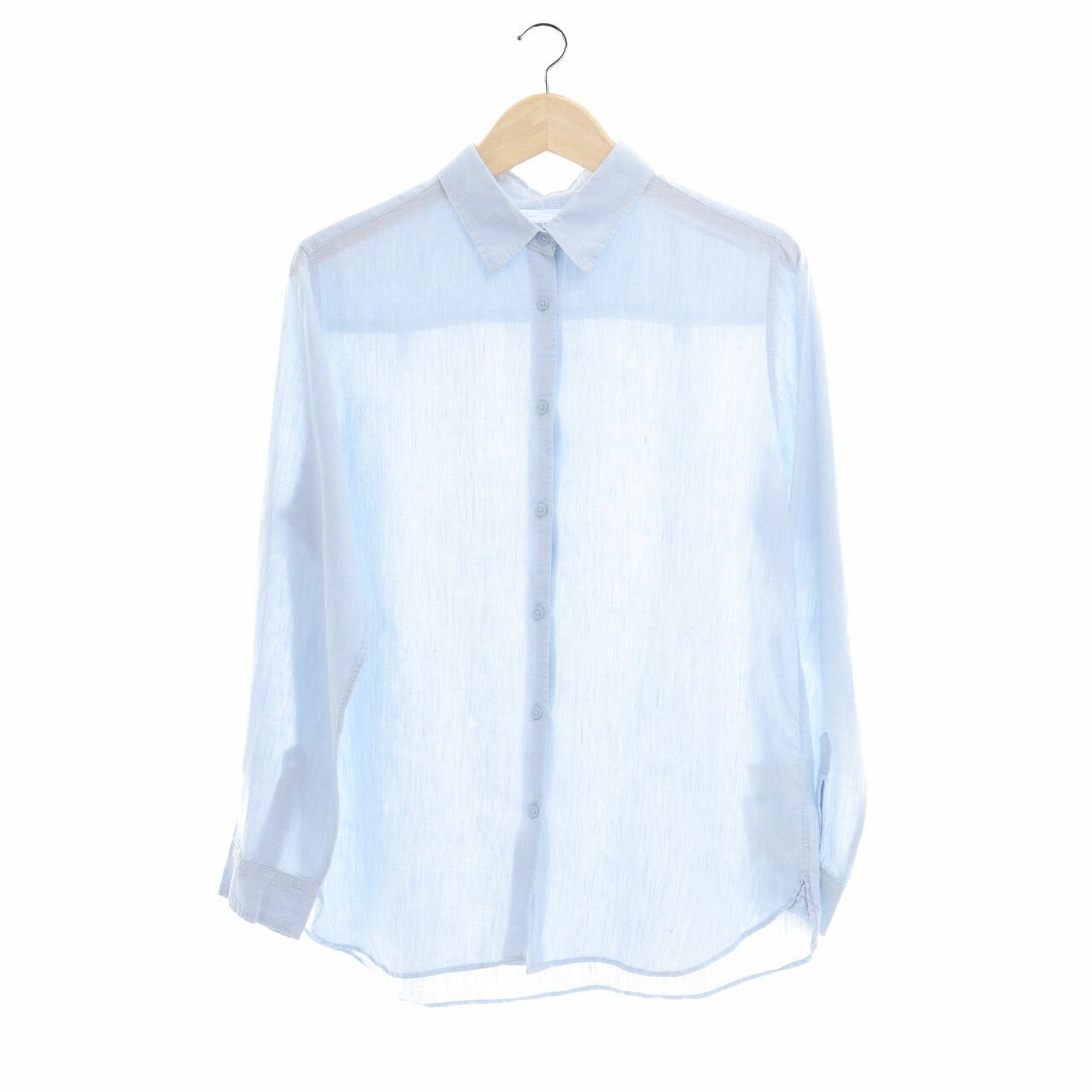 UNIQLO Blue Long Sleeve Shirt