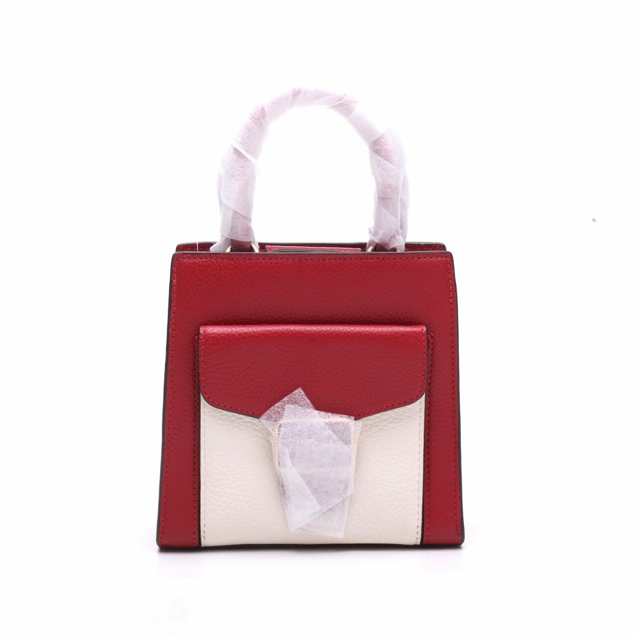 Coach Red Multi C6994 Mini Pepper Colorblock Satchel Bag