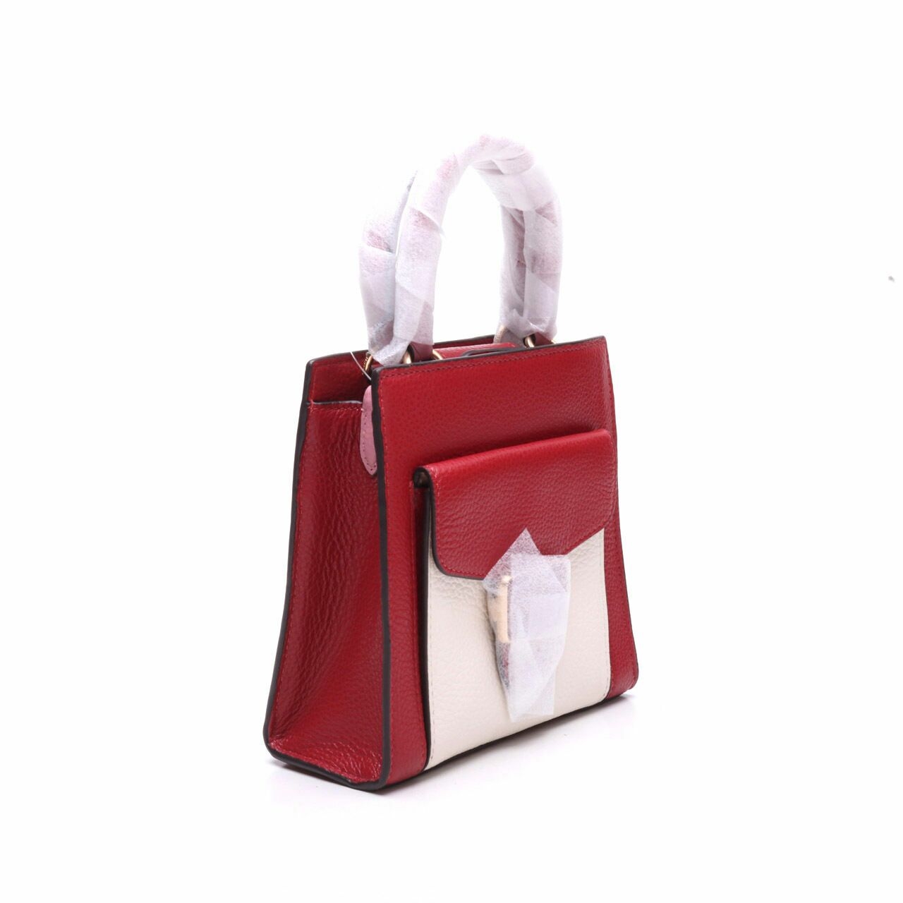 Coach Red Multi C6994 Mini Pepper Colorblock Satchel Bag