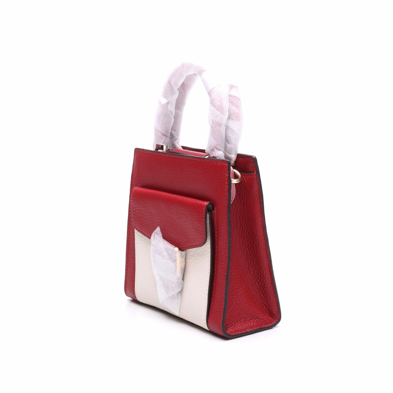 Coach Red Multi C6994 Mini Pepper Colorblock Satchel Bag