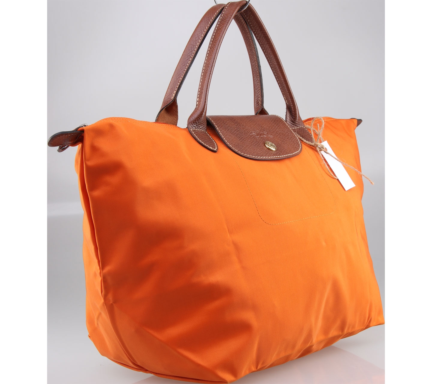 Longchamp Orange Tote Bag