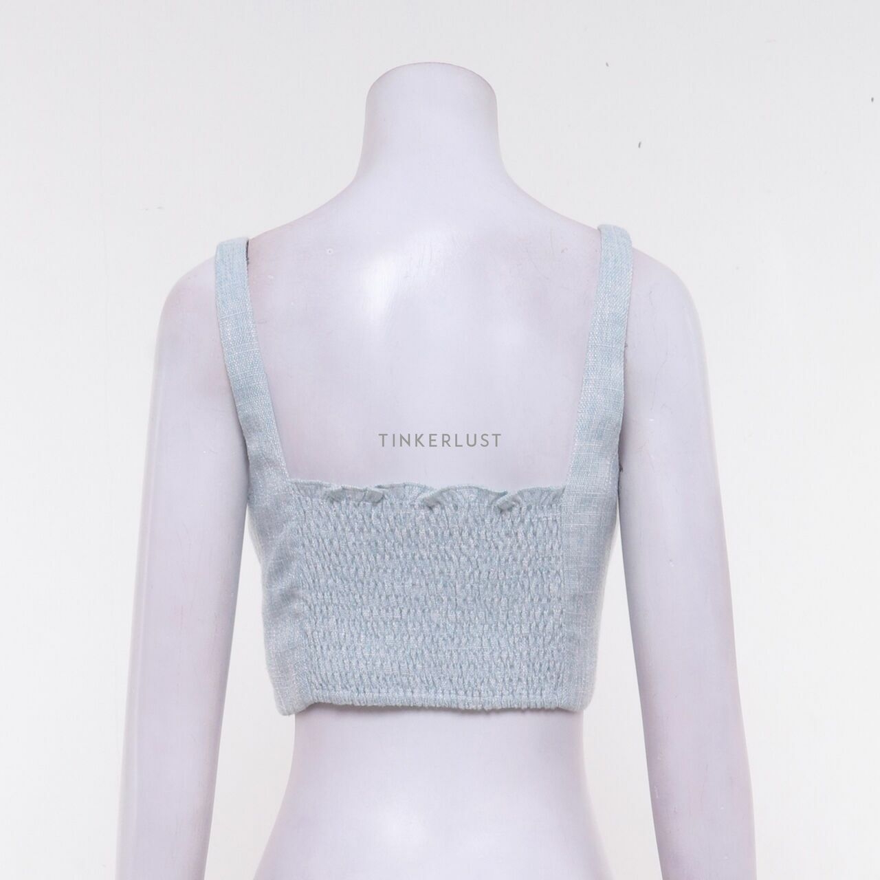 Love, Bonito Light Blue Crop Sleeveless