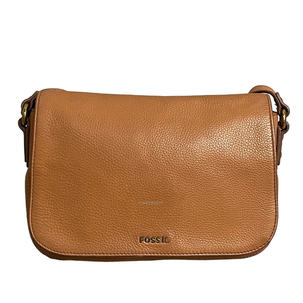 Fossil Molly Brown Flap Crossbody Bag