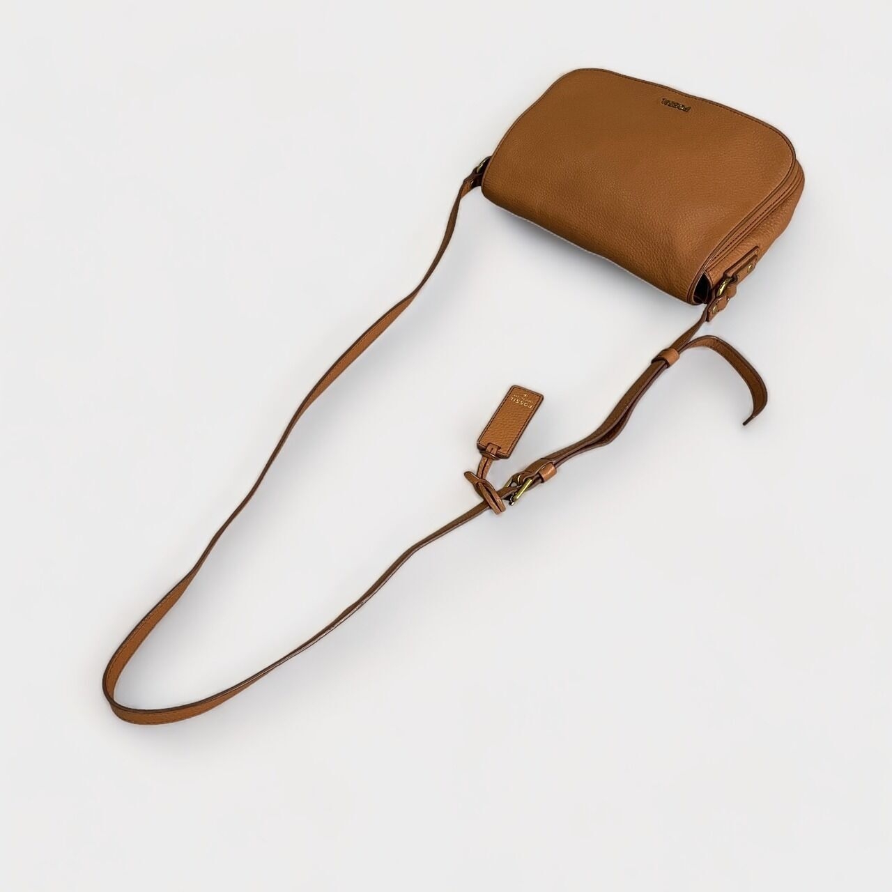 Fossil Molly Brown Flap Crossbody Bag