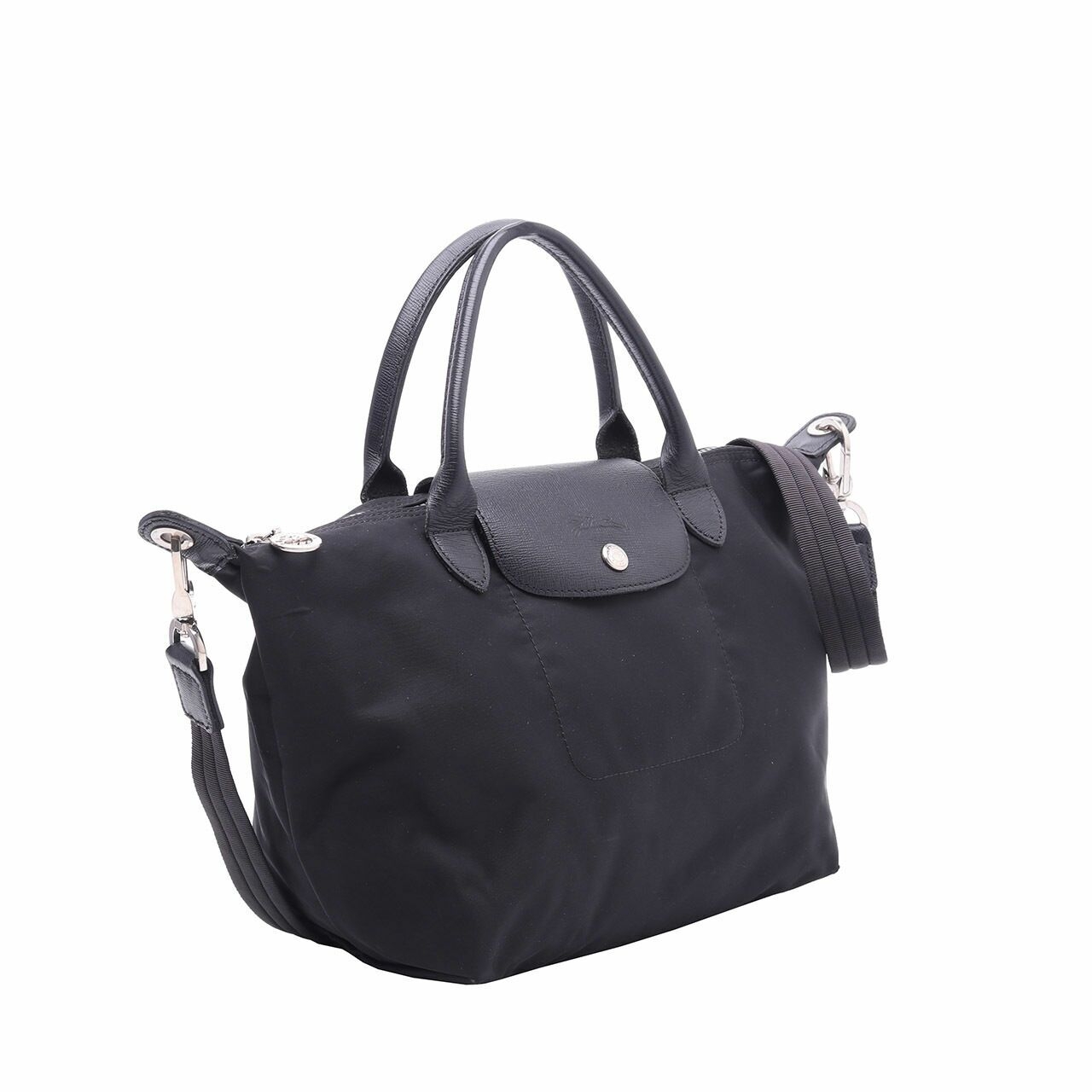 Longchamp Le Pliage Neo Small Black Satchel Bag