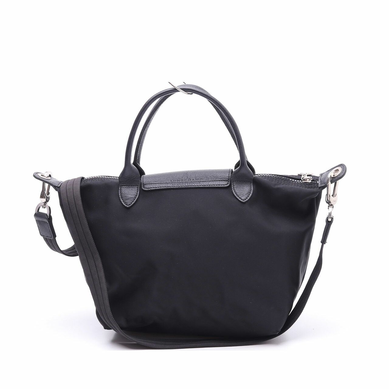 Longchamp Le Pliage Neo Small Black Satchel Bag