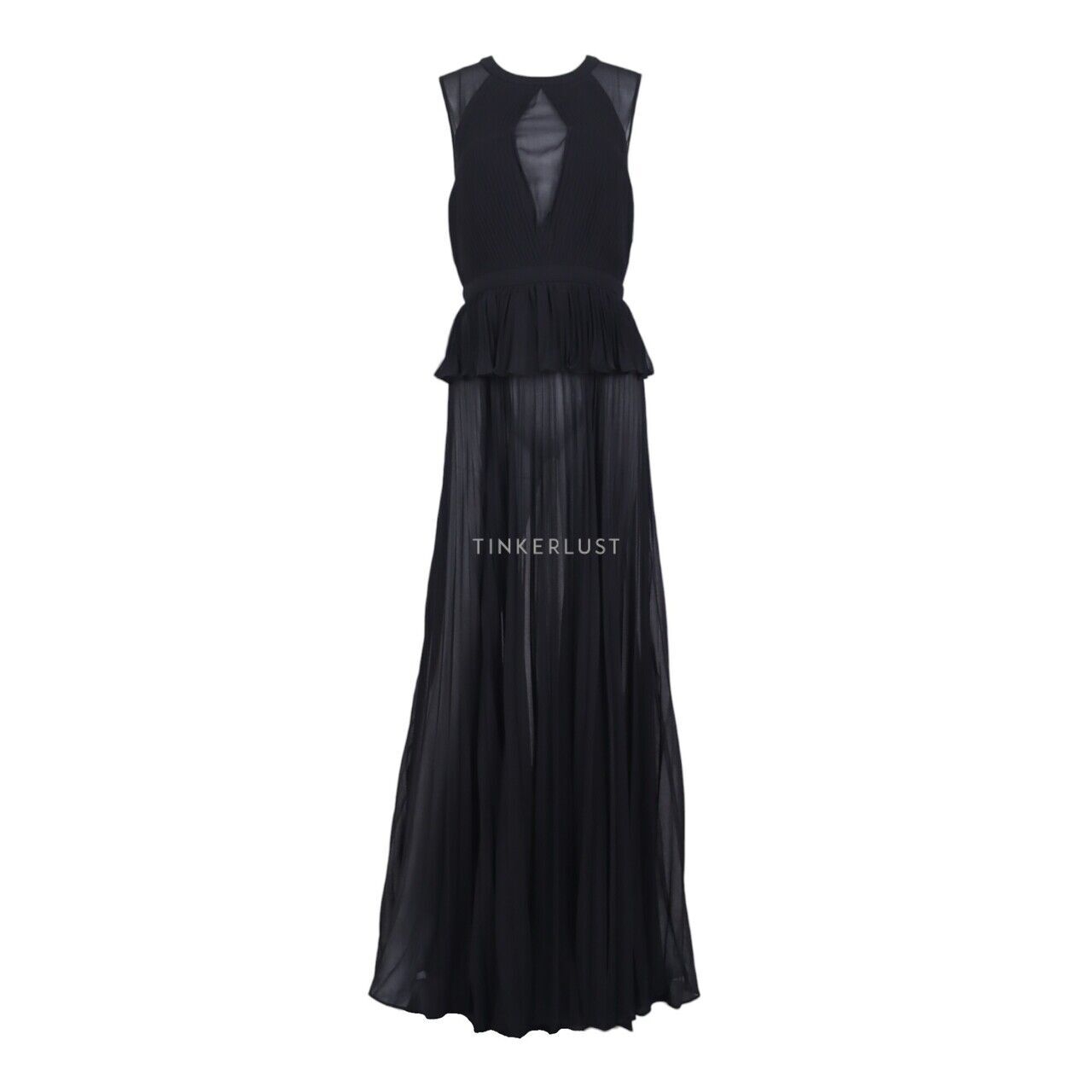 BCBG Max Azria Karolina Black Long Dress