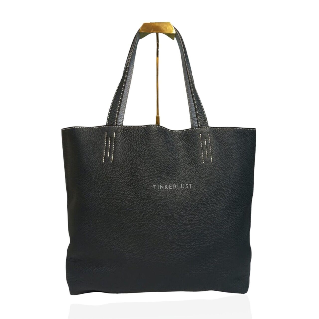 Hermes Double Sens Navy Blue #P 2012 Tote Bag