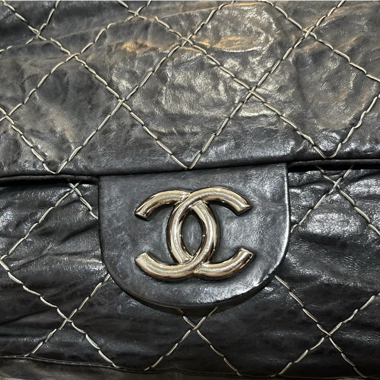 Chanel Deep Blue Shoulder Bag