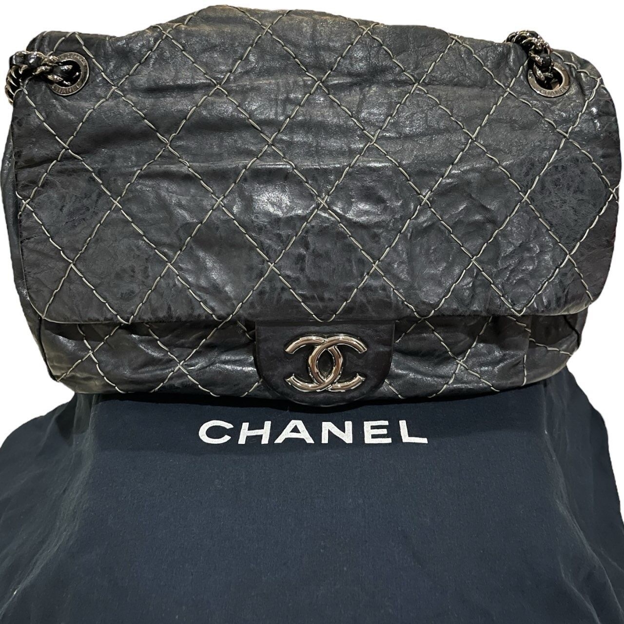 Chanel Deep Blue Shoulder Bag