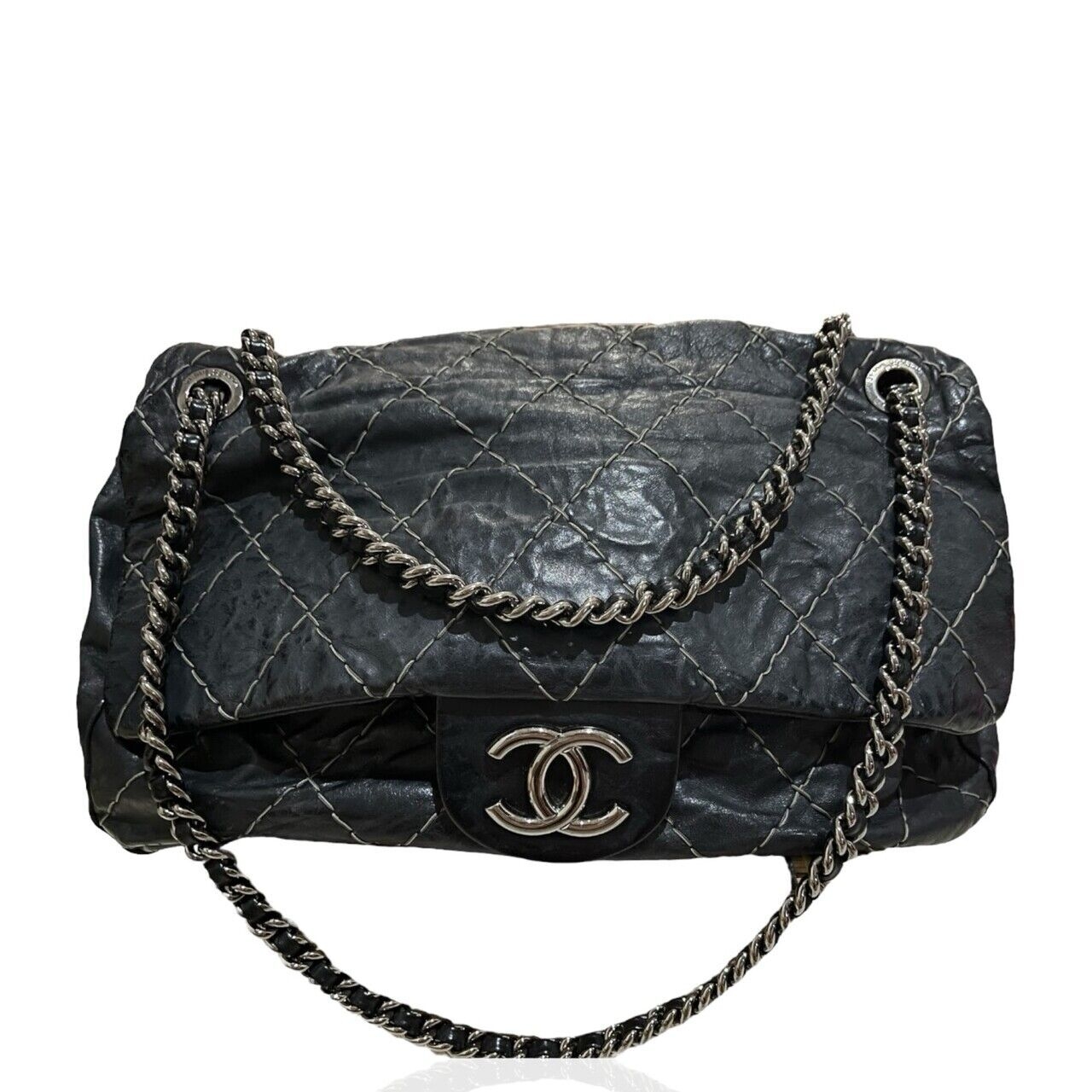 Chanel Deep Blue Shoulder Bag