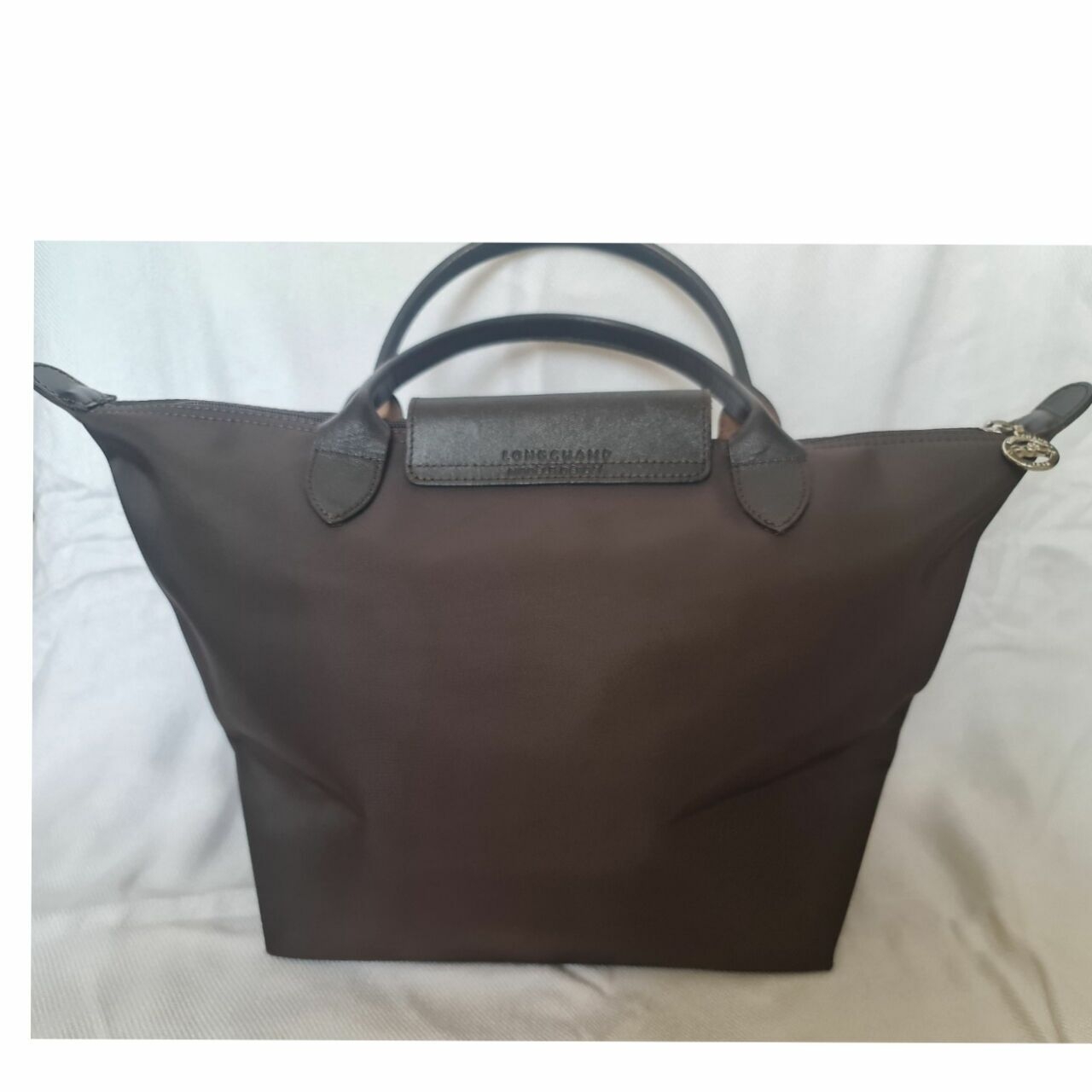 Longchamp Le Pliage Brown Top Handle