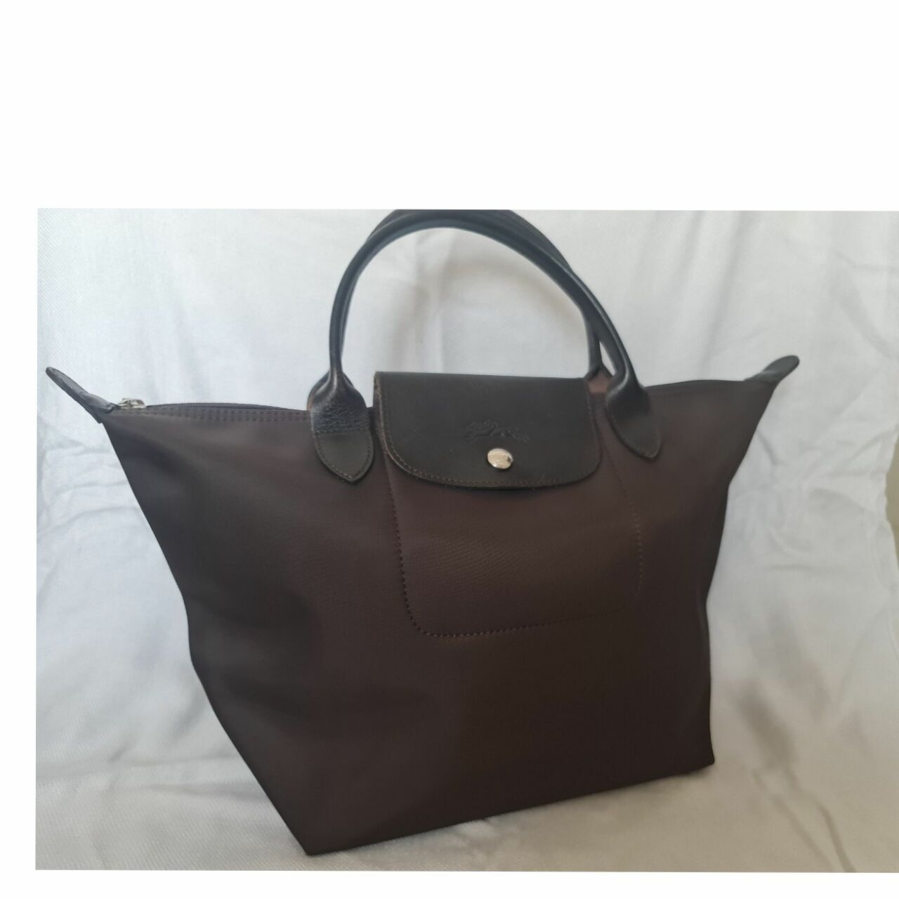 Longchamp Le Pliage Brown Top Handle