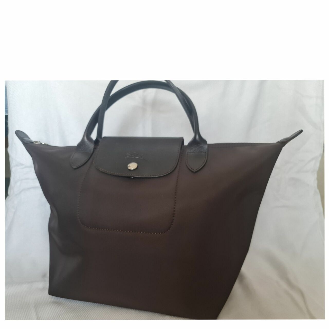 Longchamp Le Pliage Brown Top Handle