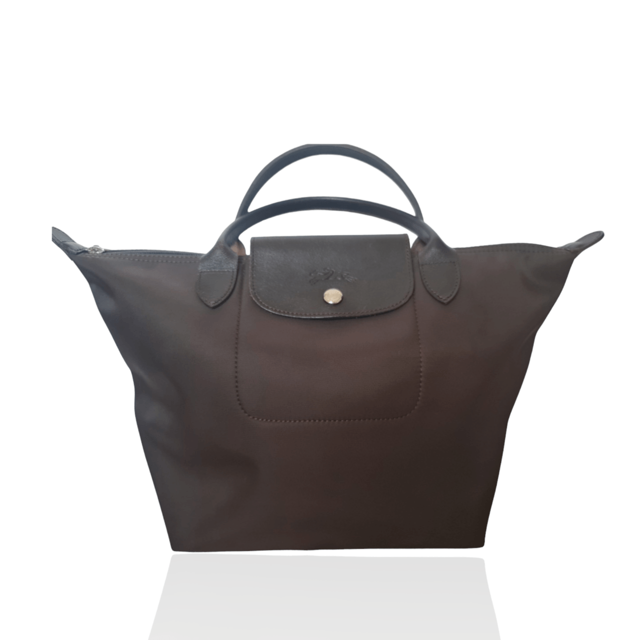 Longchamp Le Pliage Brown Top Handle