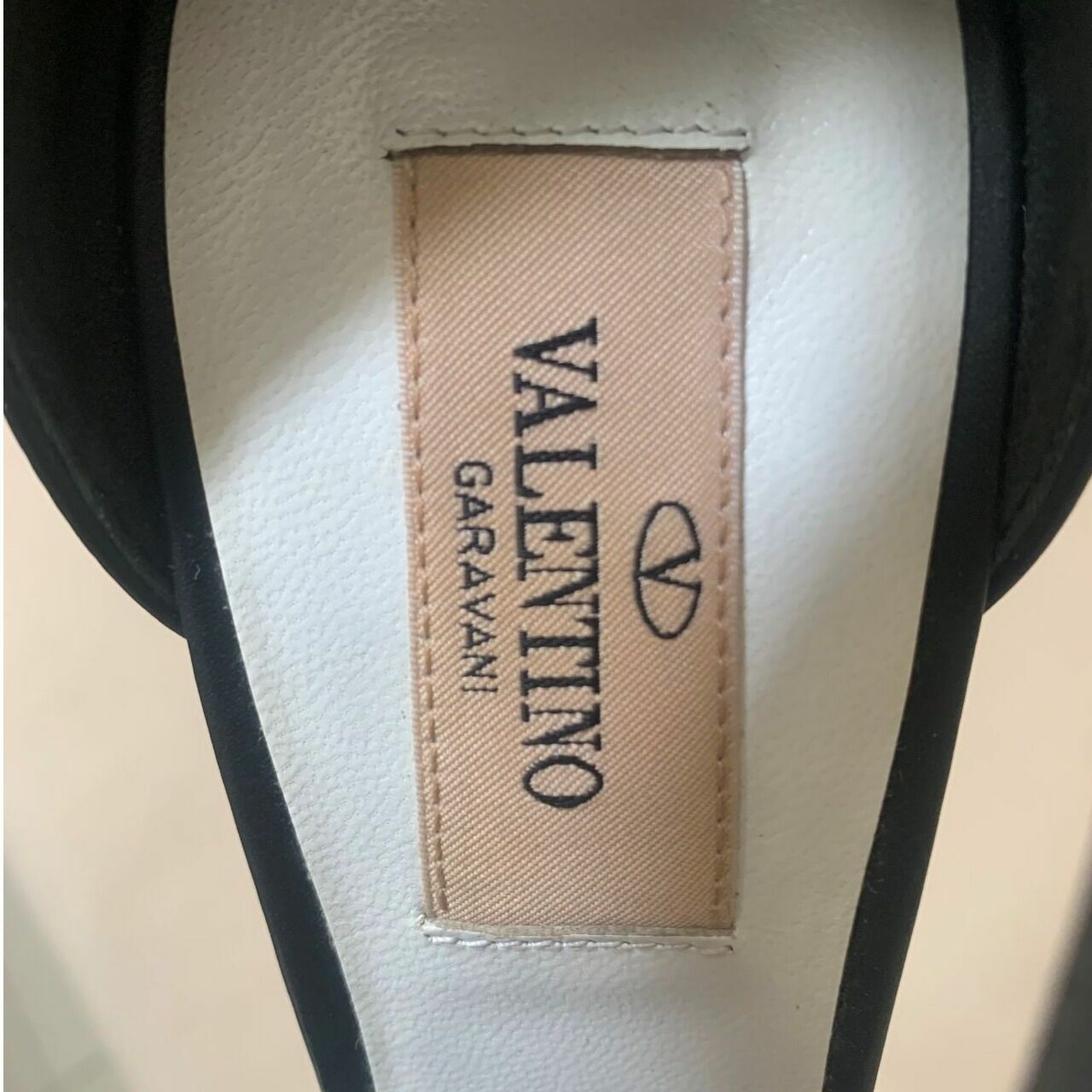 Valentino Garavani Black & White Heels