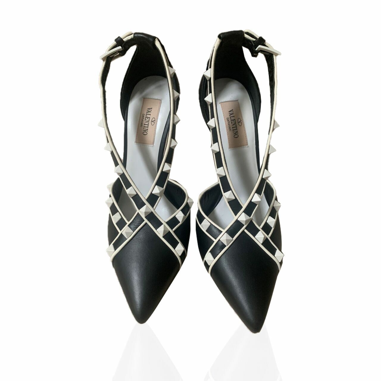 Valentino Garavani Black & White Heels