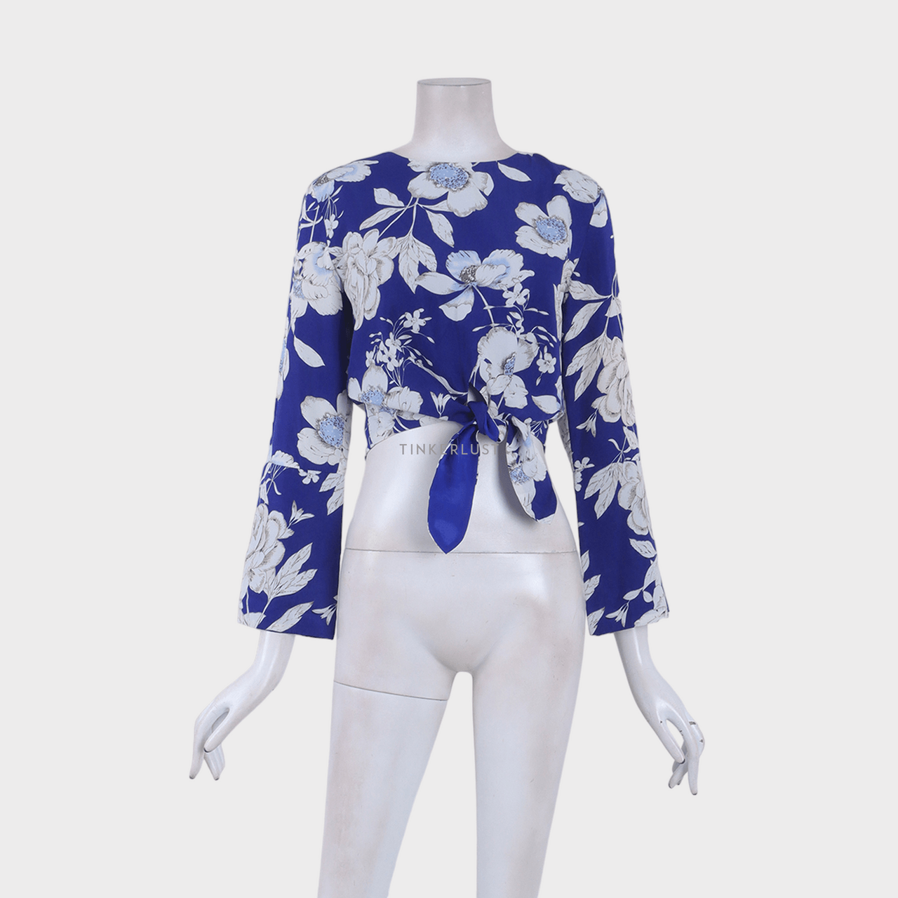 Love, Bonito Navy & White Floral Blouse