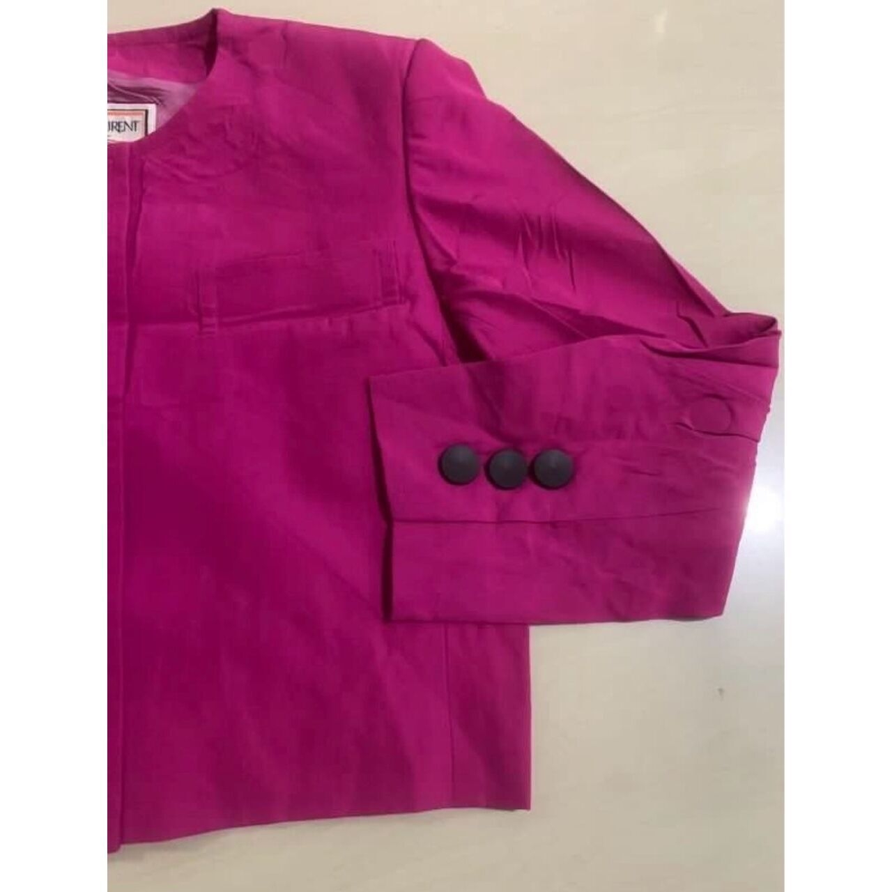 Yves Saint Laurent Magenta Blazer