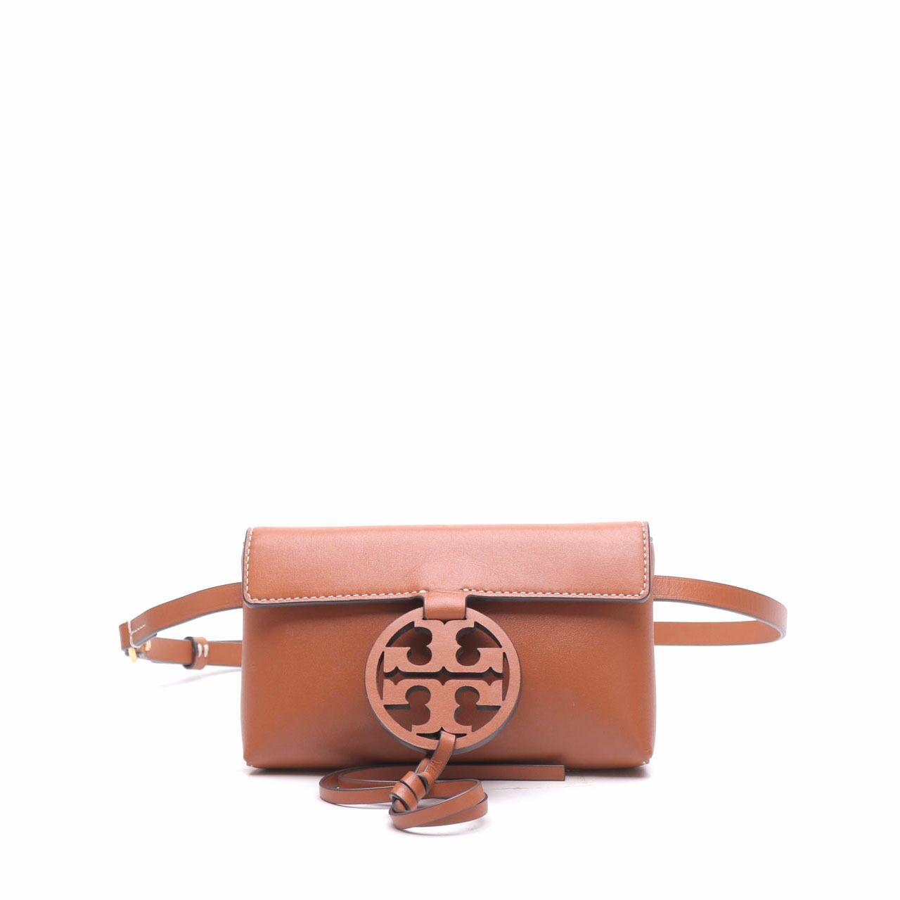 Tory Burch Brown Belt Sling Bag