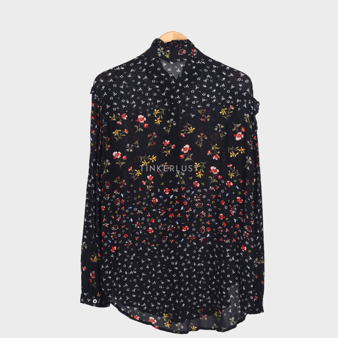 Marks & Spencer Black Floral Shirt