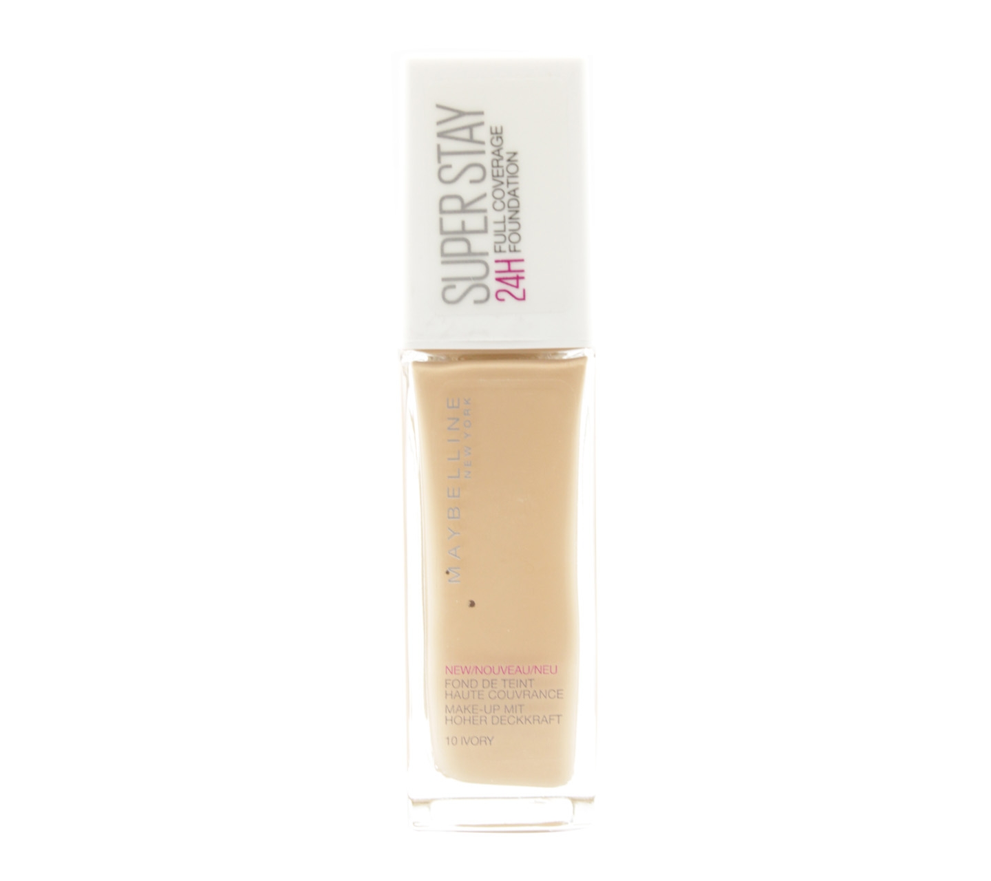 Maybelline Superstay Full Coverage 10 Ivory Foundation Faces