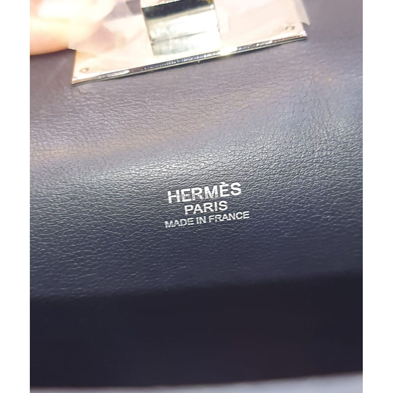 Hermes Toolbox 26 Black Swift PHW #R Satchel