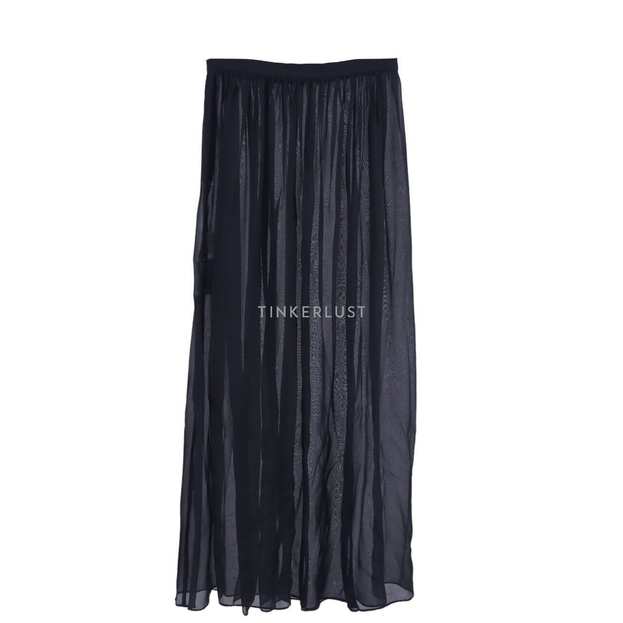 Private Collection Black Slit Maxi Skirt