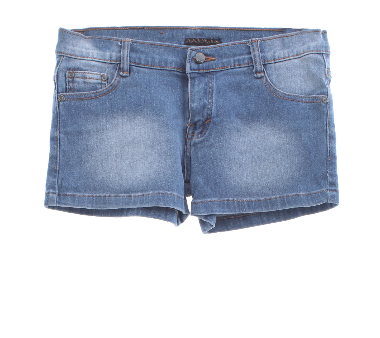 Nudie Jeans Blue Denim Short Pants