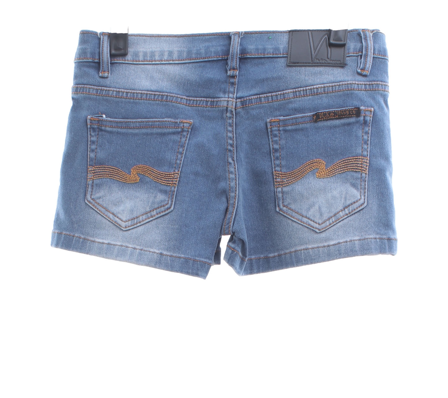 Nudie Jeans Blue Denim Short Pants