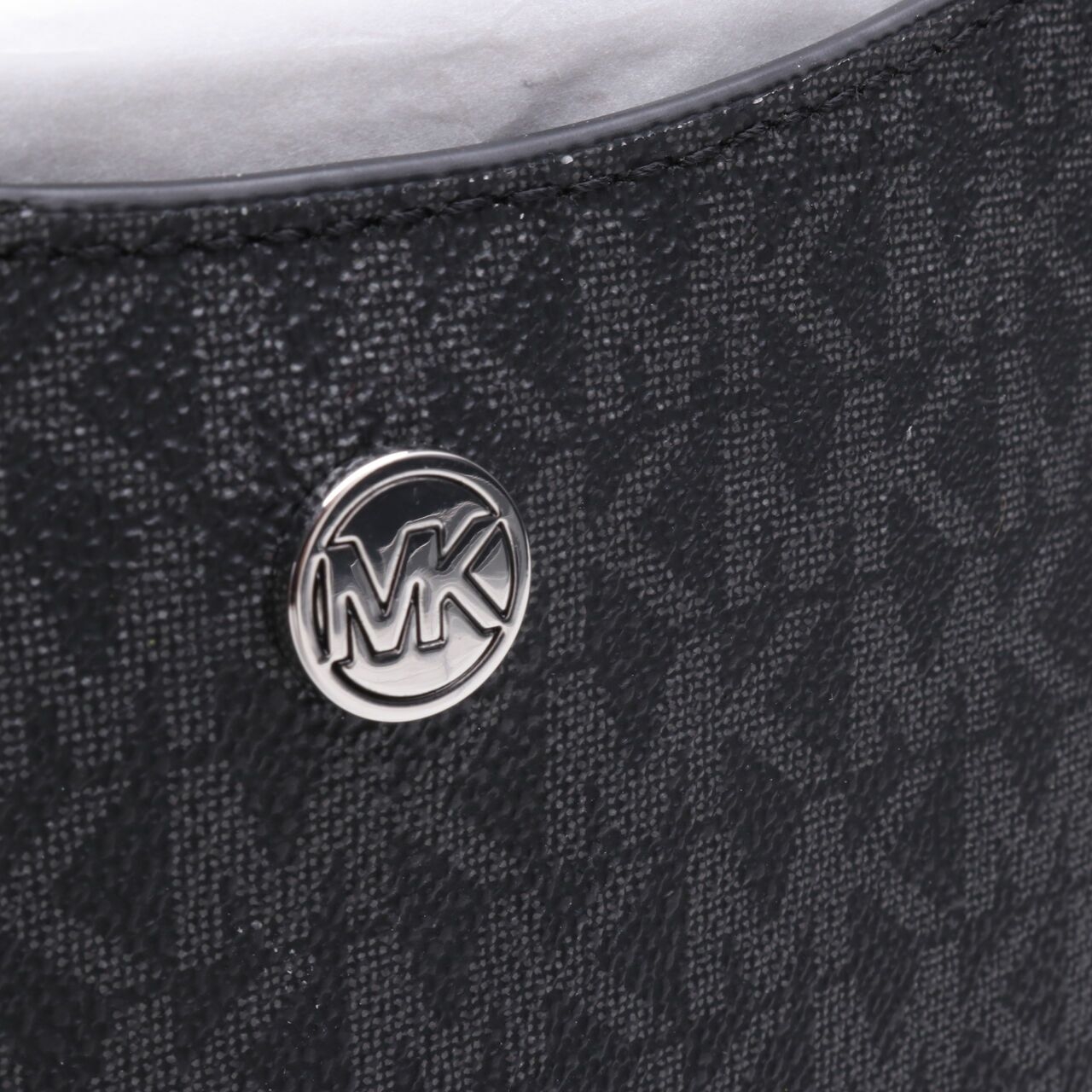 Michael Kors Briley Small Logo Messenger Bag Black Sling Bag