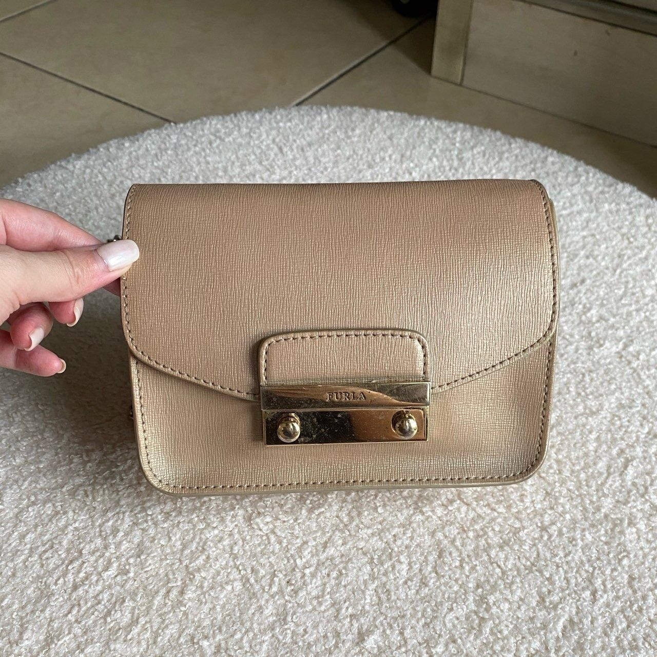 Furla Julia Gold Sling Bag