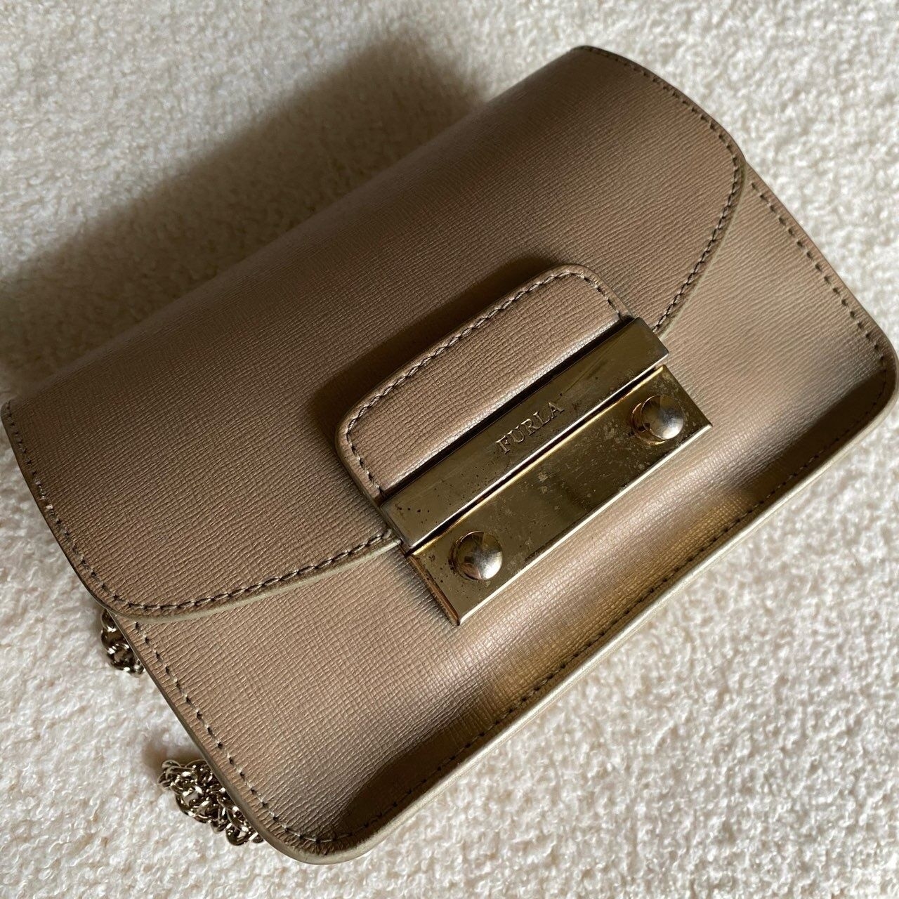 Furla Julia Gold Sling Bag