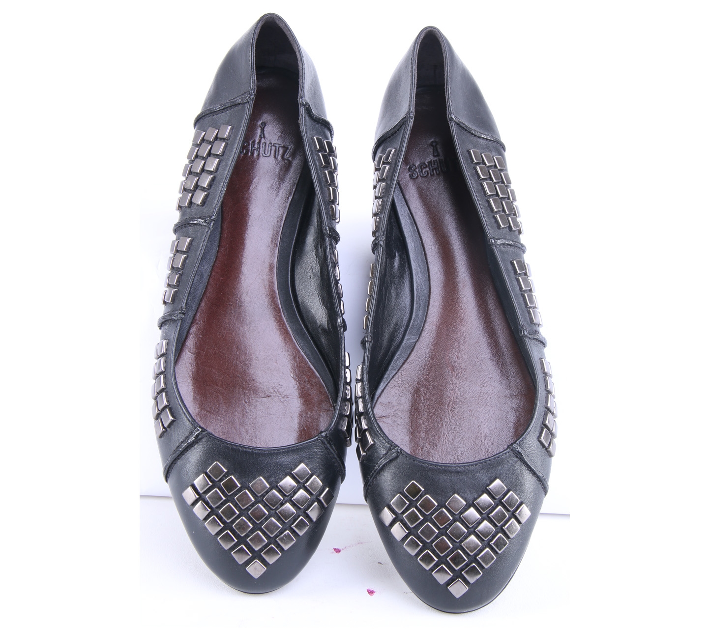 Schutz Black Flats