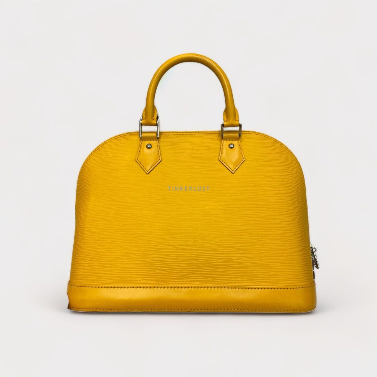 Louis Vuitton Alma Epi Leather Yellow PM SHW 2014 Satchel