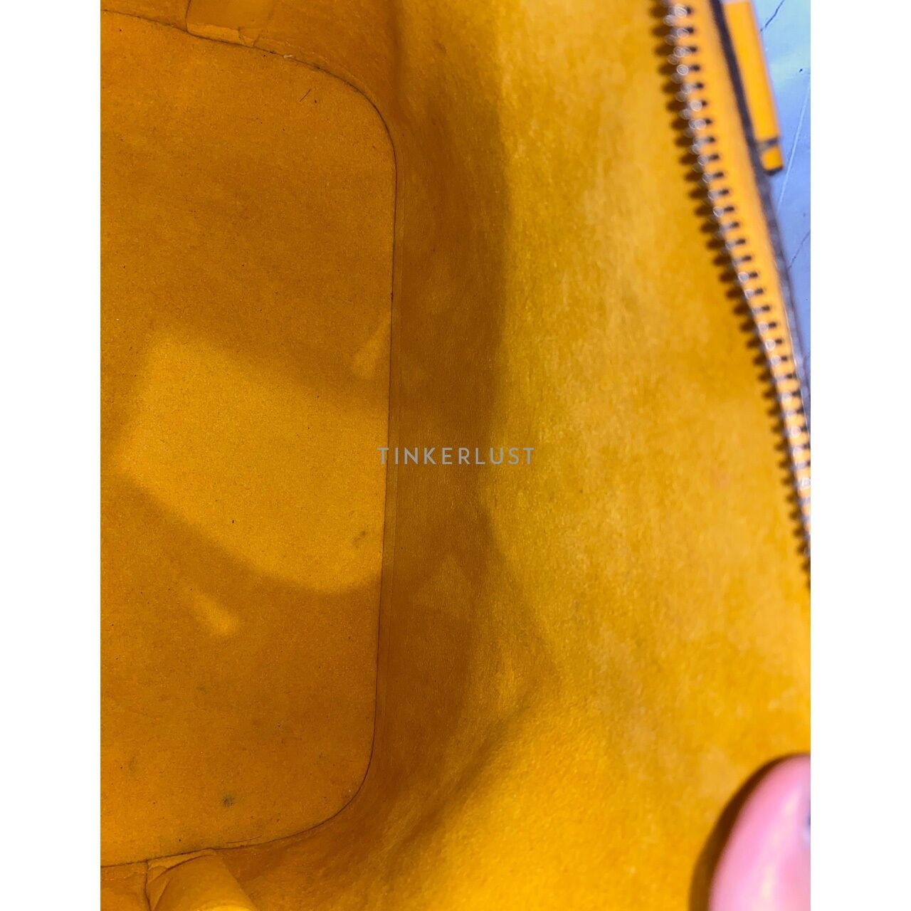 Louis Vuitton Alma Epi Leather Yellow PM SHW 2014 Satchel