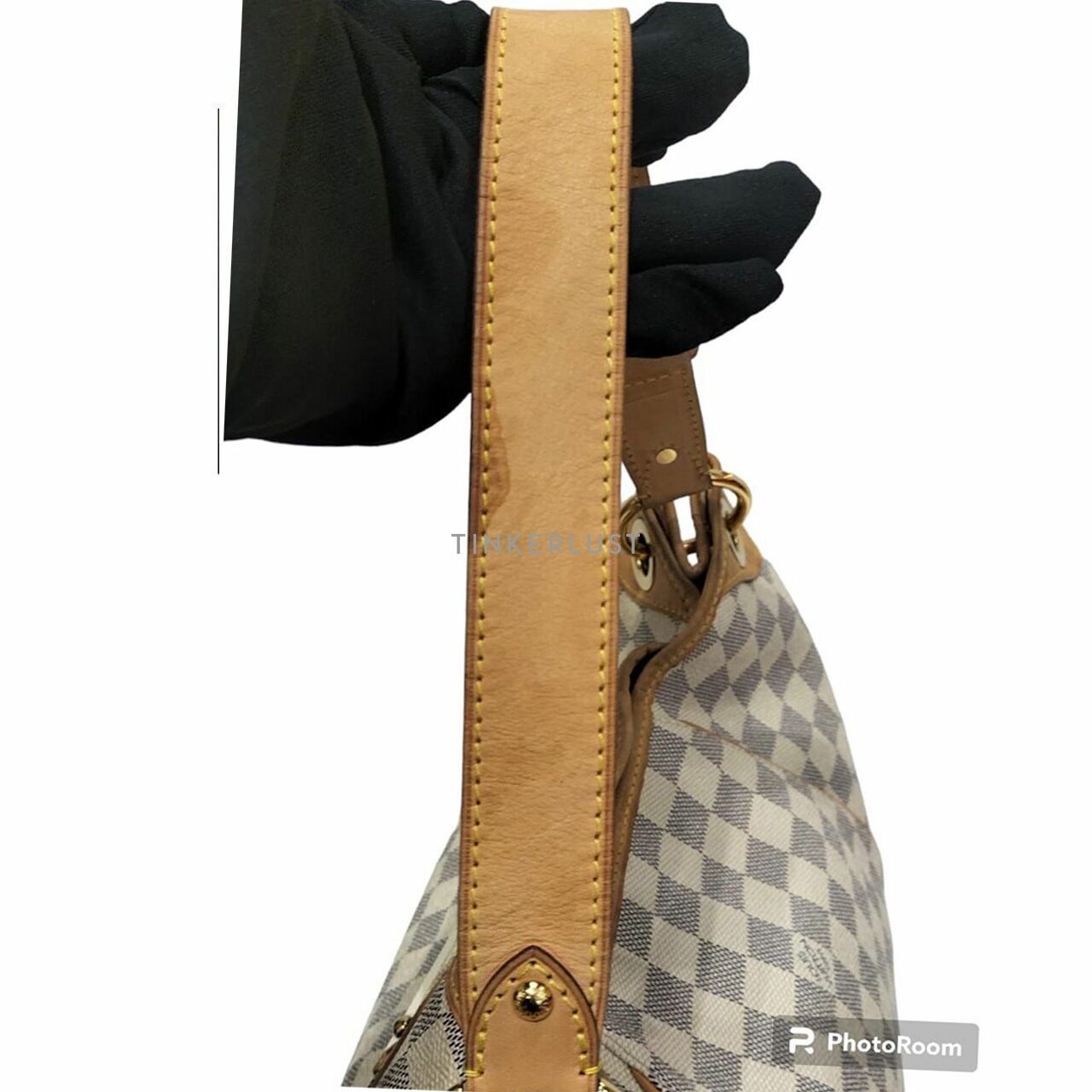 Louis Vuitton Azzur Galliera PM 2008 GHW Hobo Shoulder Bag