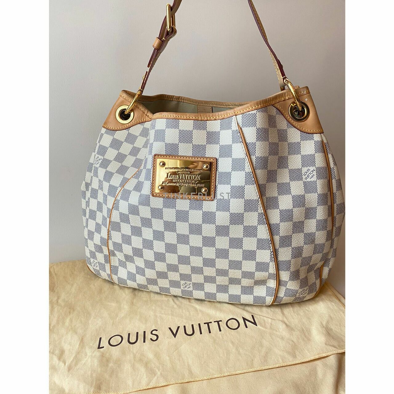 Louis Vuitton Azzur Galliera PM 2008 GHW Hobo Shoulder Bag