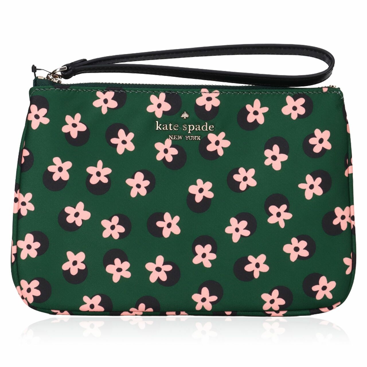 Kate Spade Chelsea The Little Better Floral Green Multi Pouch